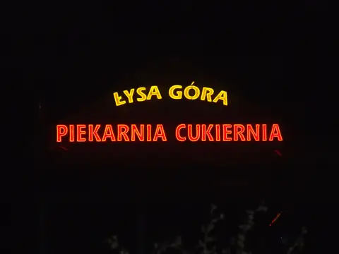 Neon piekarni i cukierni Łysa Góra